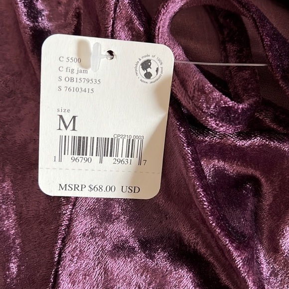 Nwt Free People All Night Velvet Tunic - Picture 5 of 7